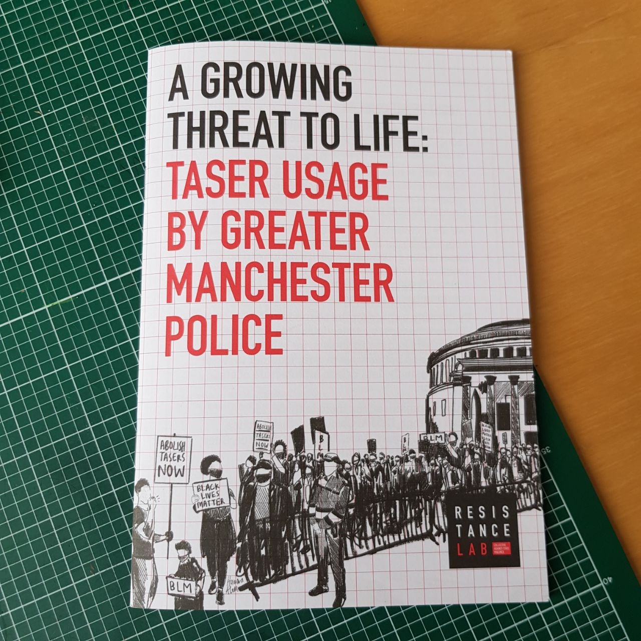 The cover of A Growing Threat to Life: Taser Usage by Greater Manchester Police
