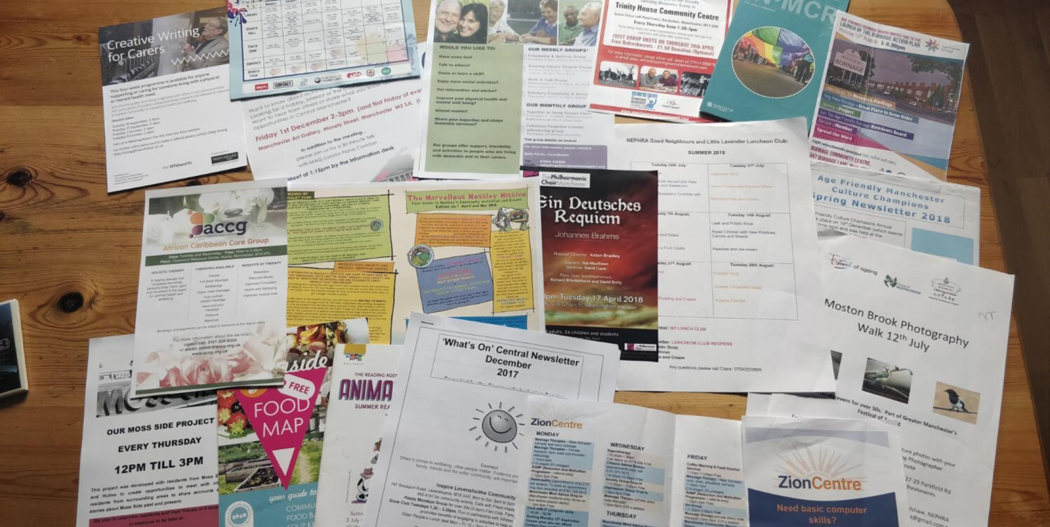 A selection of the current community information needed to find out everything going on in the area. Featured within the paper.